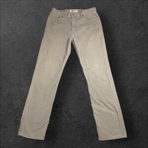Levi's 505 Light Gray/Cream Corduroy Denim Pants 36x36